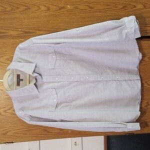 Pd & C 3XL blue button down shirt.